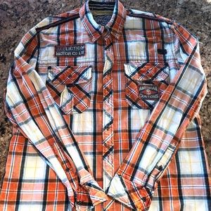 Affliction Long Sleeve Button Down Shirt